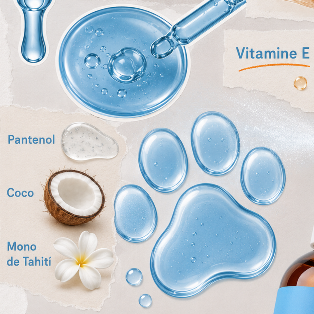 Sérum Glow Skin que devuelve el brillo al pelo del perro