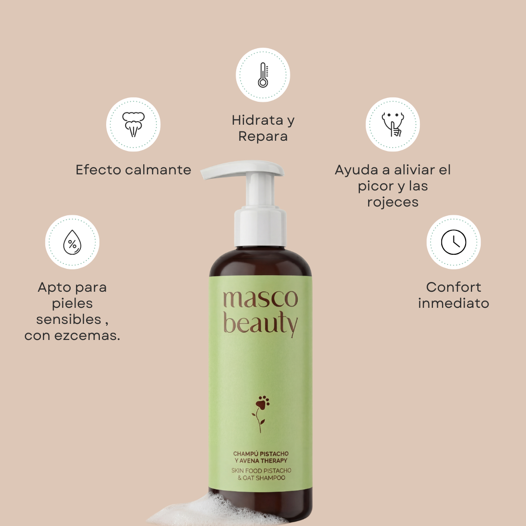 Soothing dermatological shampoo