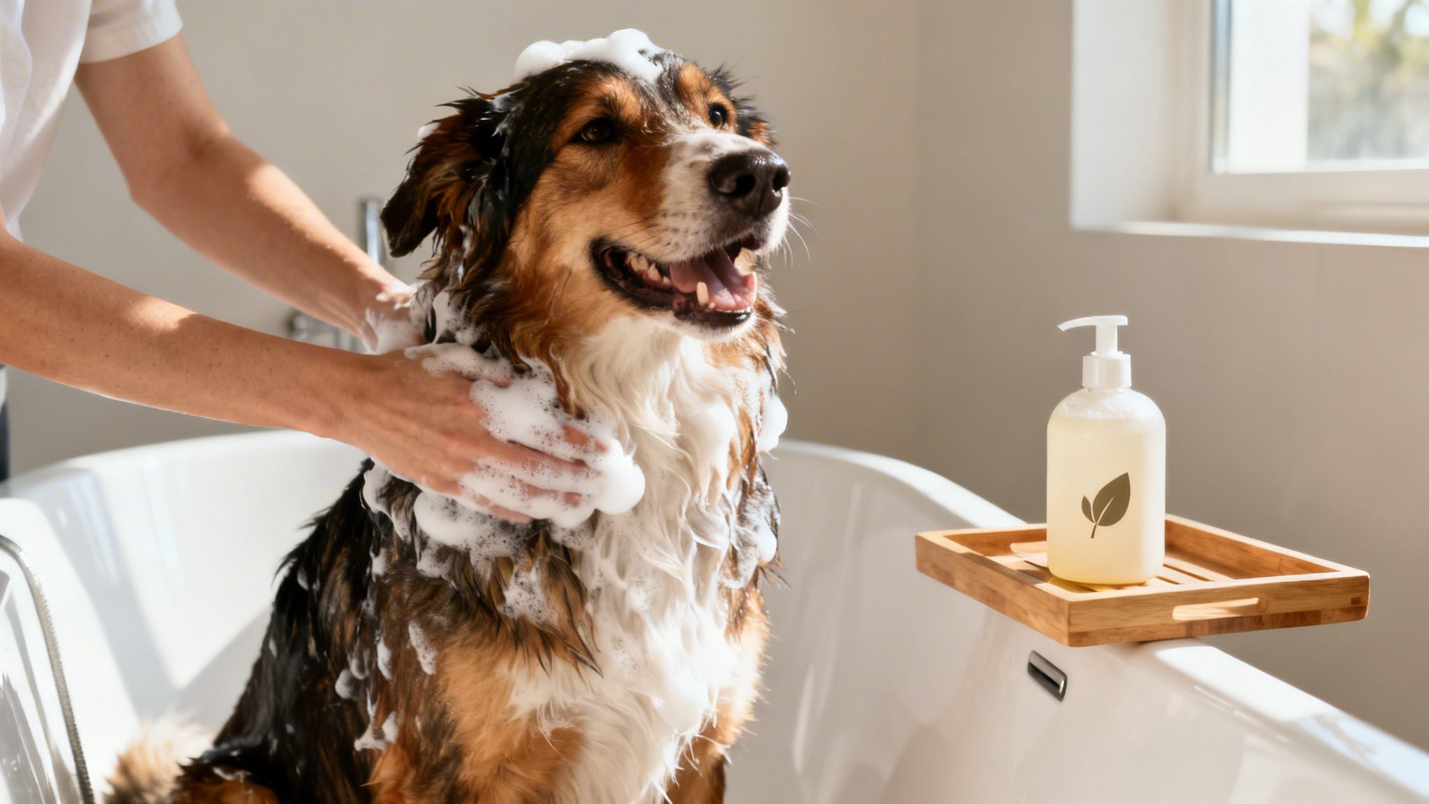 El baño para perritos que transforma su piel y pelaje en casa