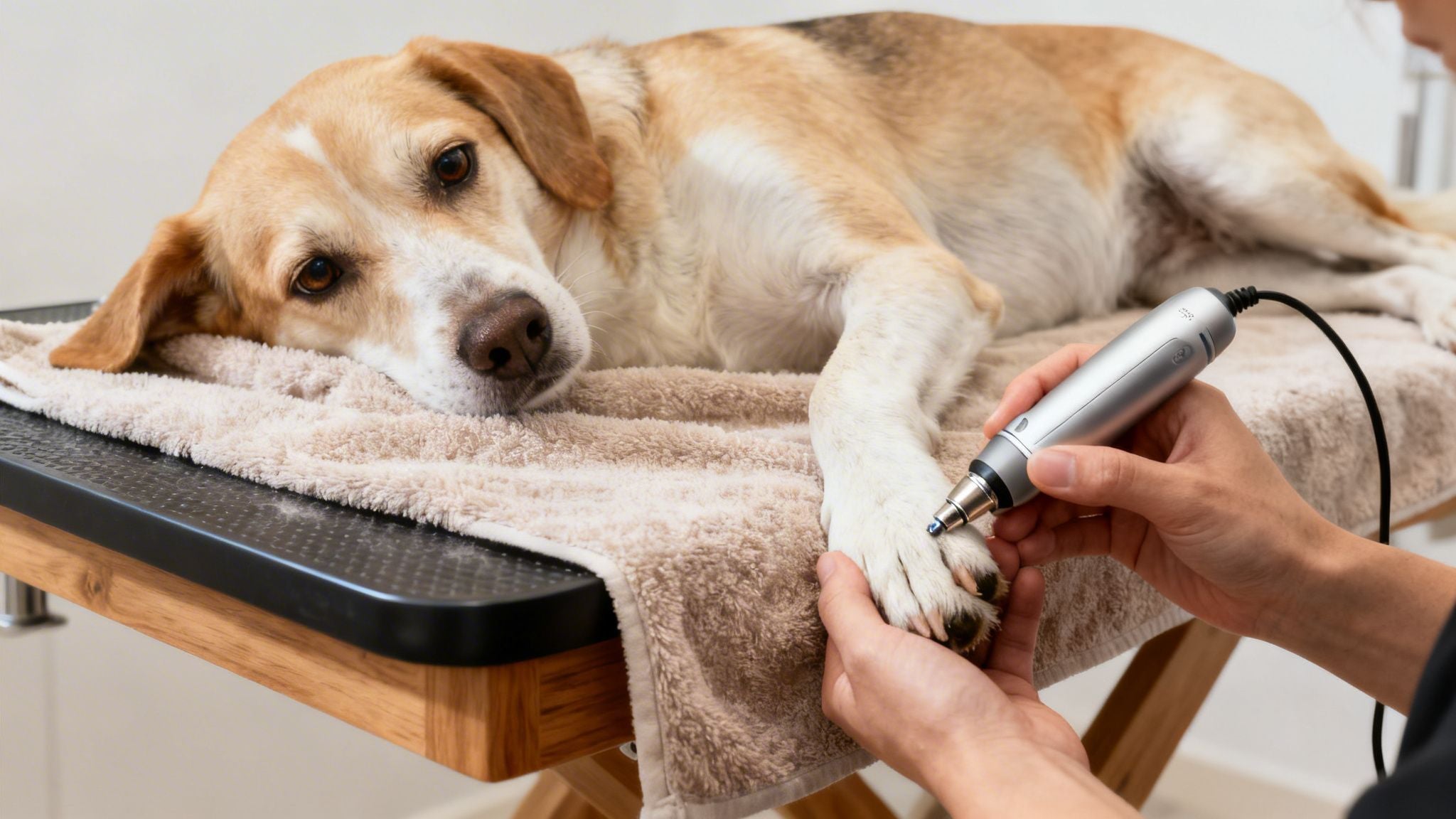 Lima uñas perro sin estrés y con éxito