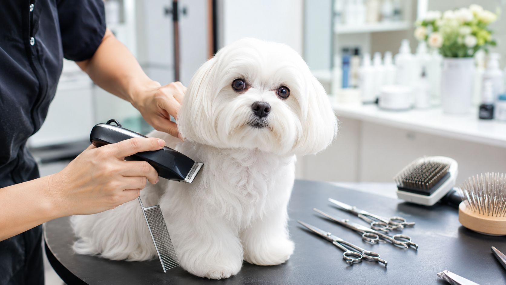 Corte de pelo bichon maltes: Corte de pelo bichón maltés