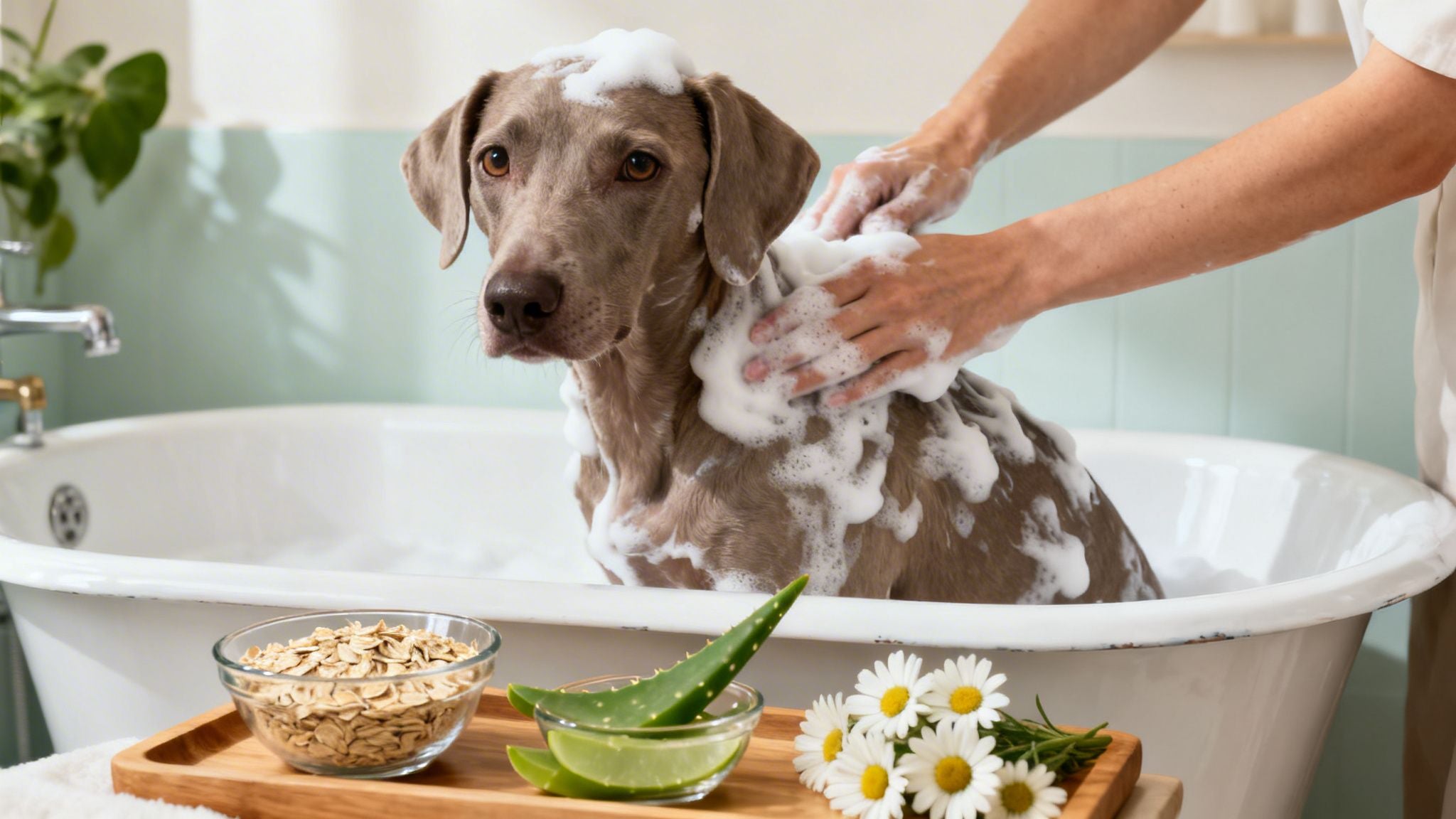 La guía definitiva del champú para perros con dermatitis atópica