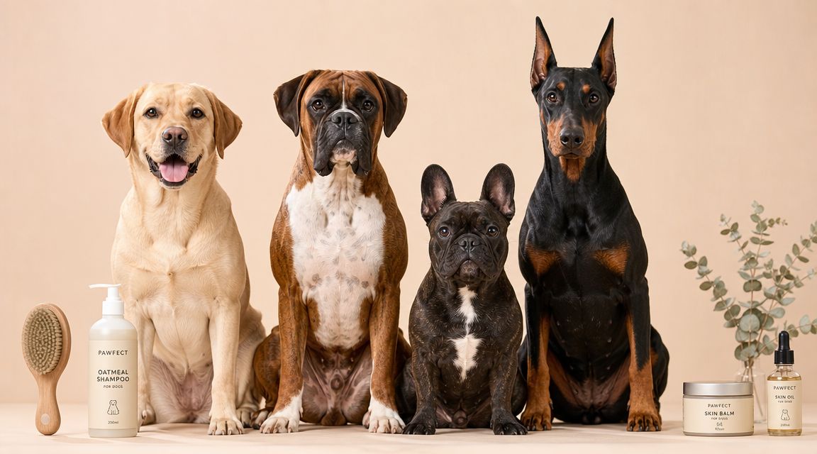 10 razas de perros con pelo corto y sus cuidados de piel