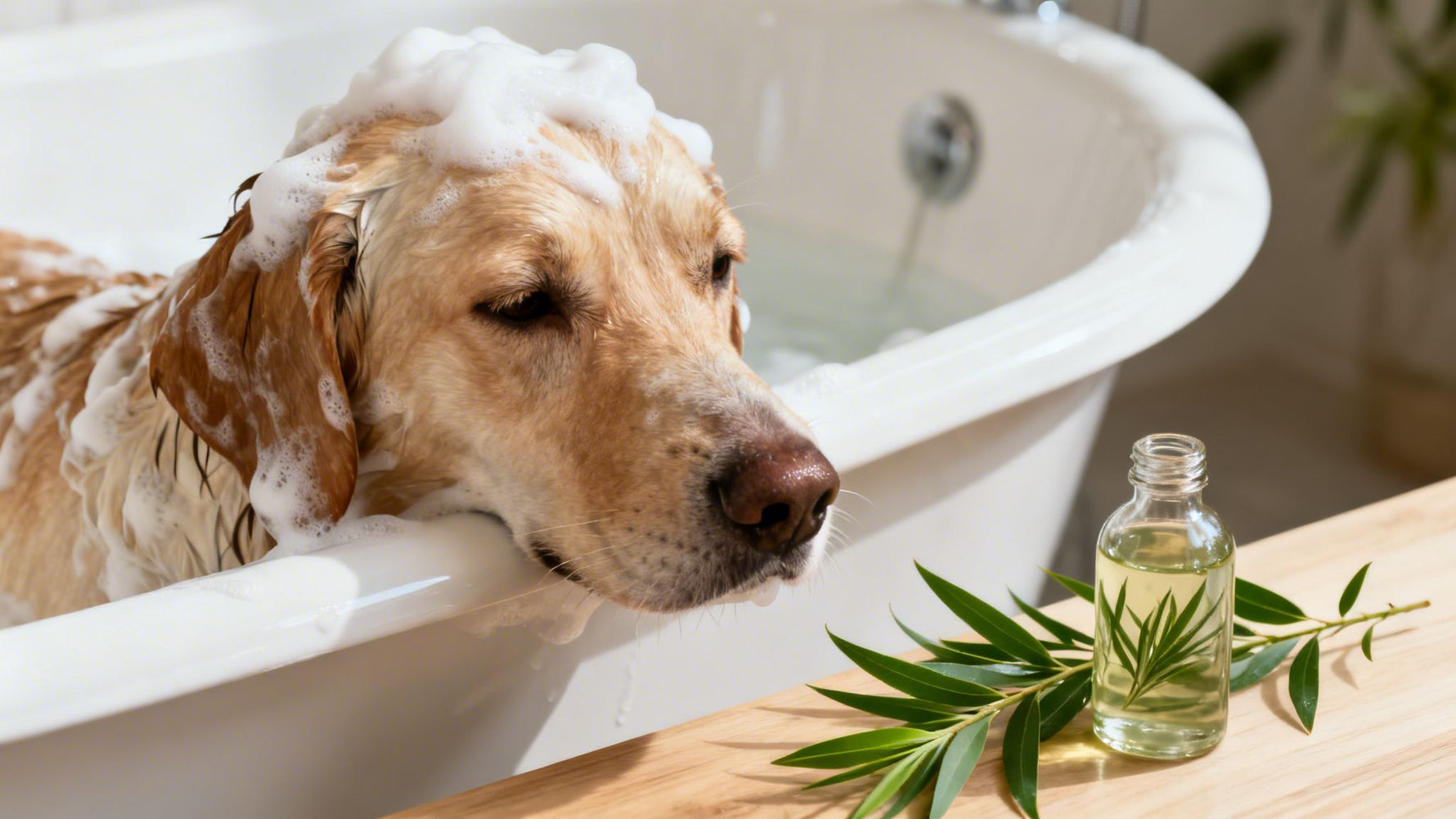 Guía de tea tree champu para la piel sensible de tu perro