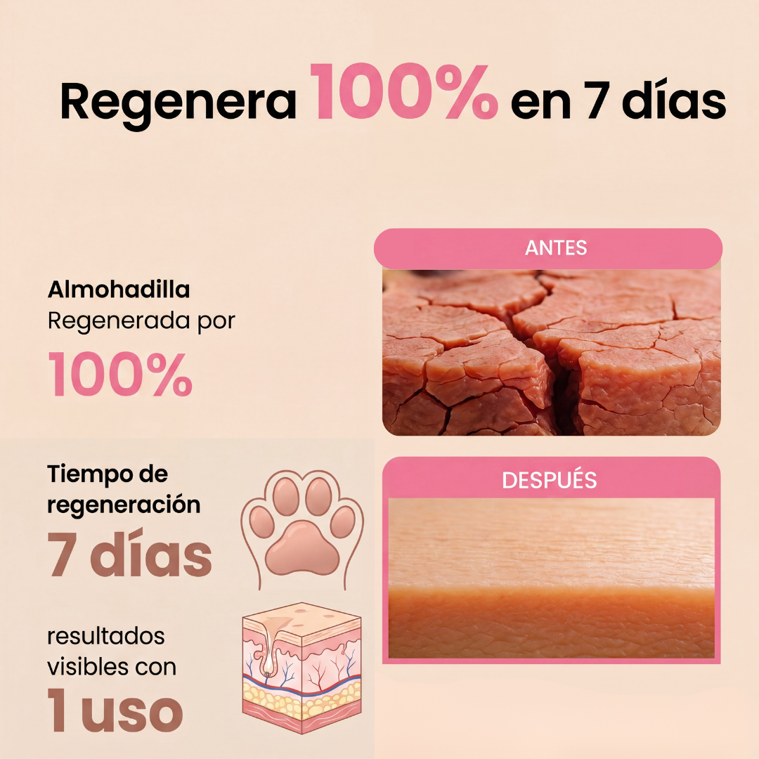 Natural cream for paws, nose and dry areas