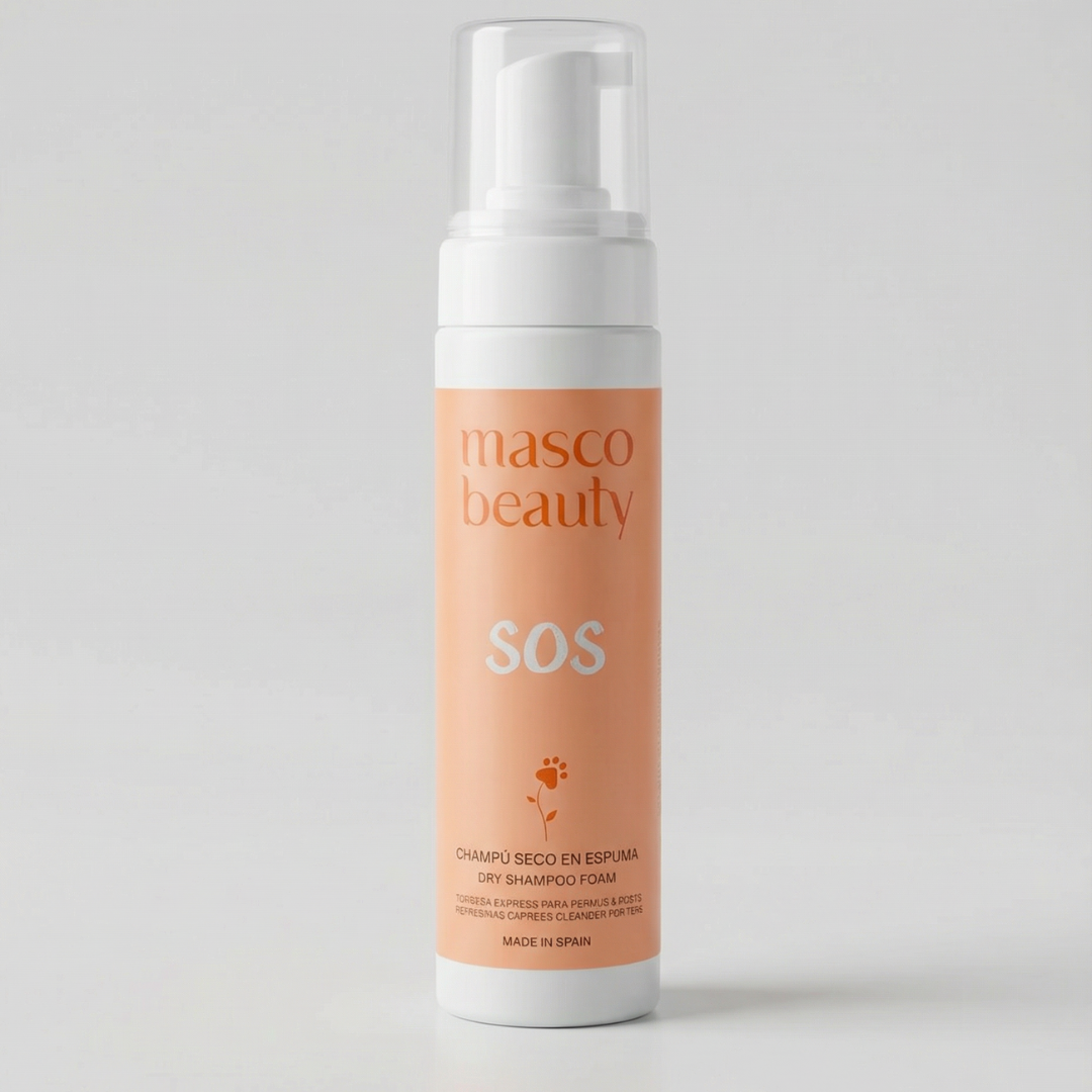 Champú seco en espuma sin aclarado